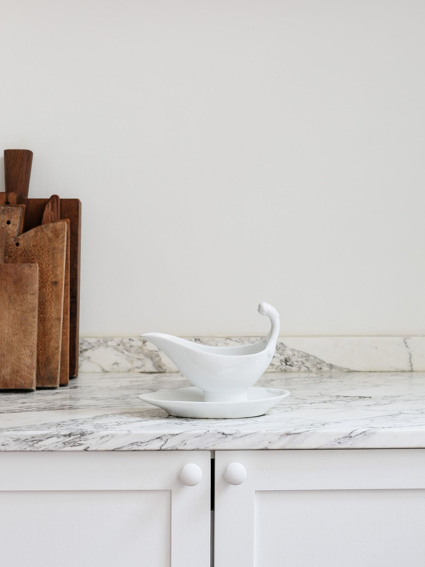 French Creamware Sauce Boats