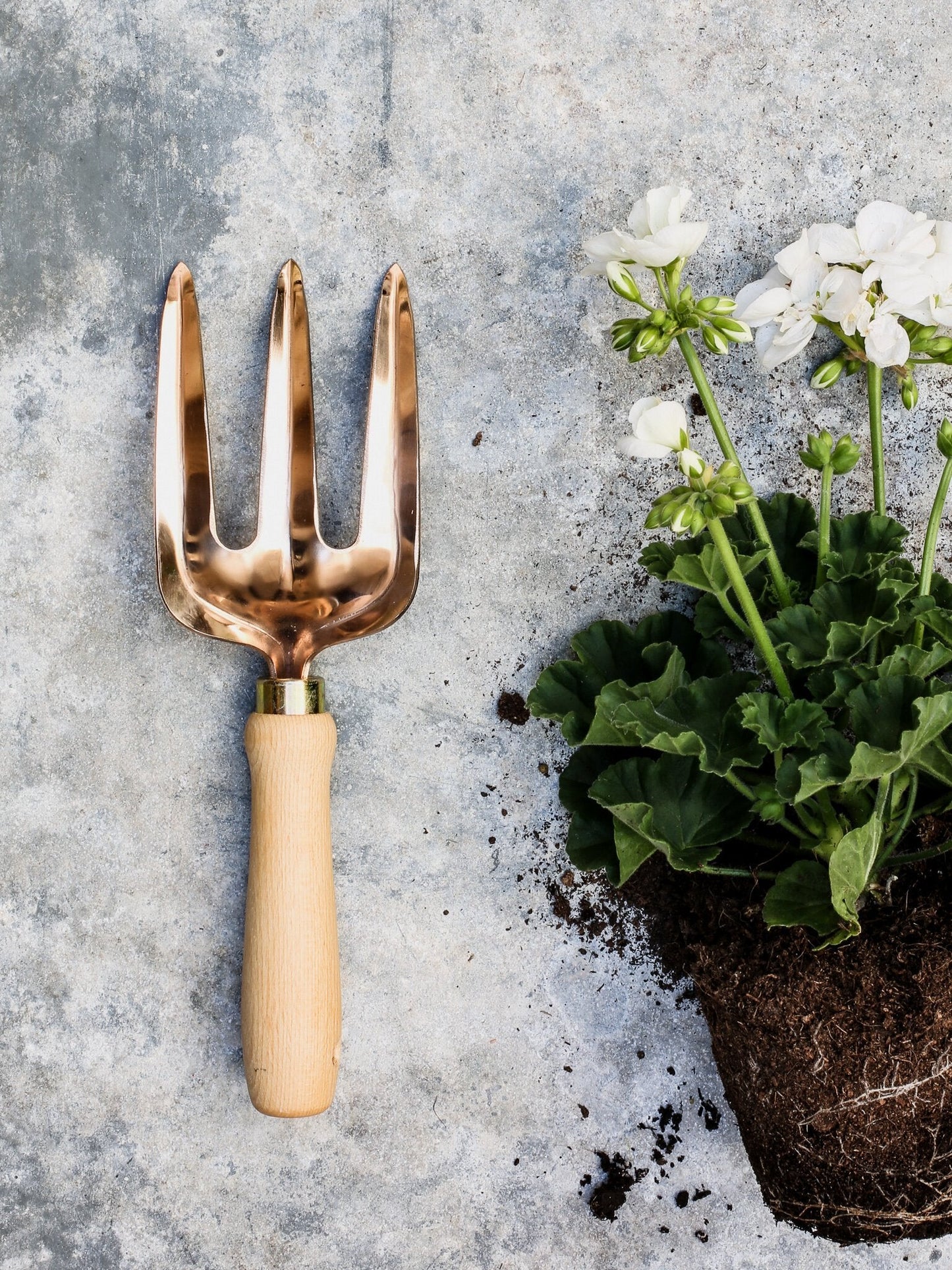 Copper Hand Fork