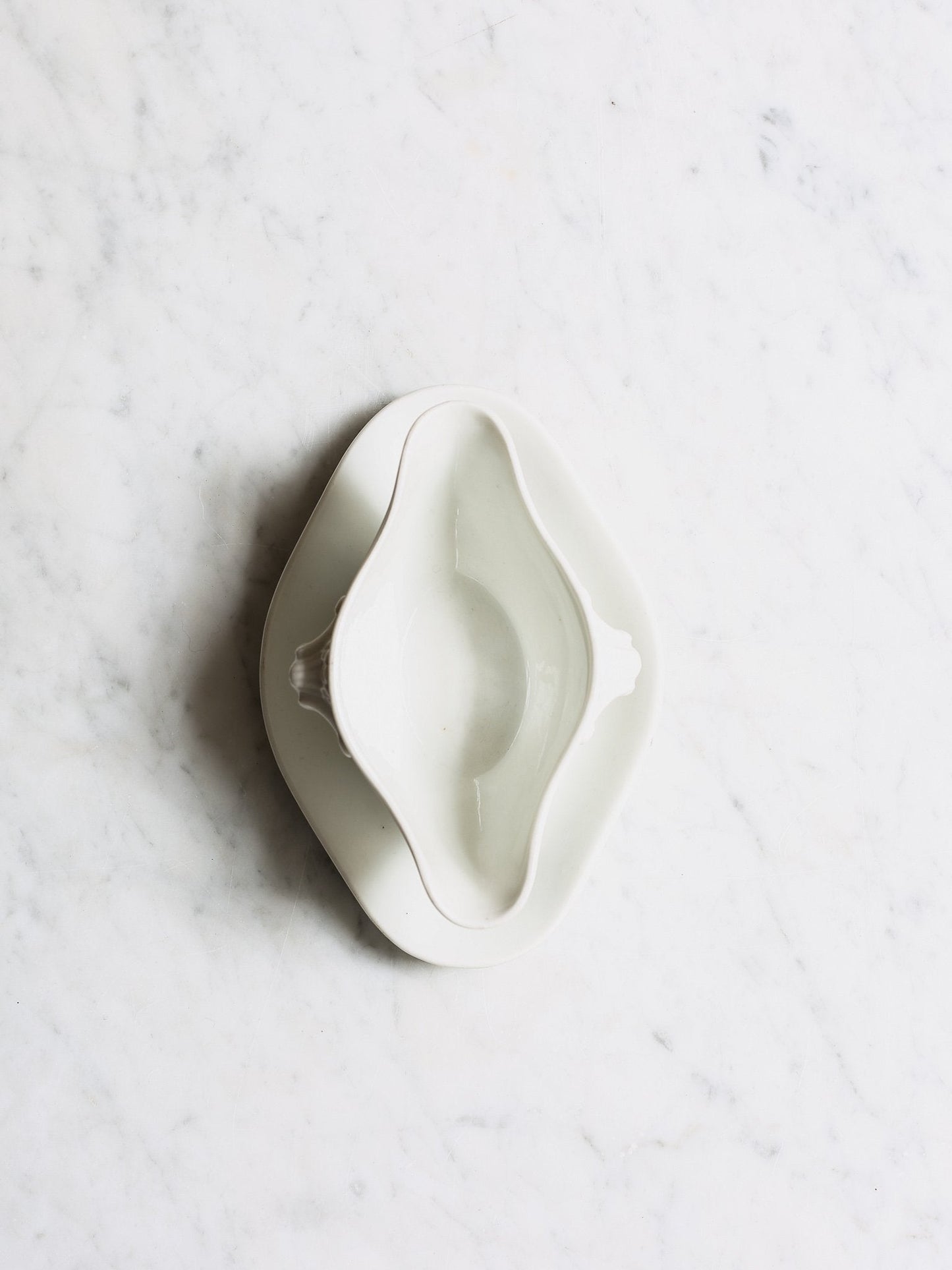French Creamware Sauce Boats