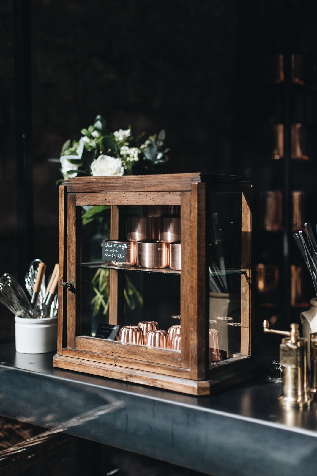 Copper Soufflé Molds set
