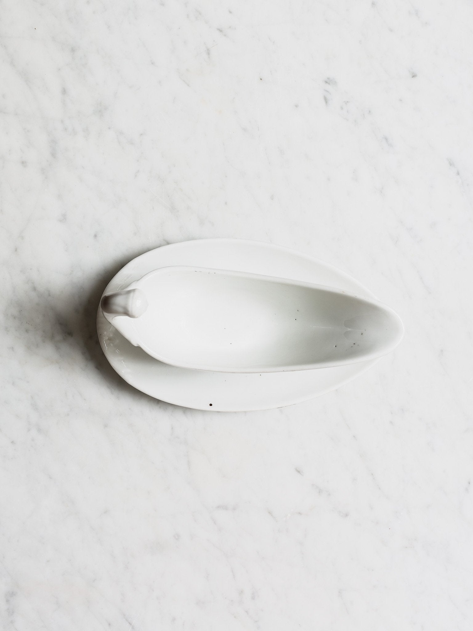 French Creamware Sauce Boats