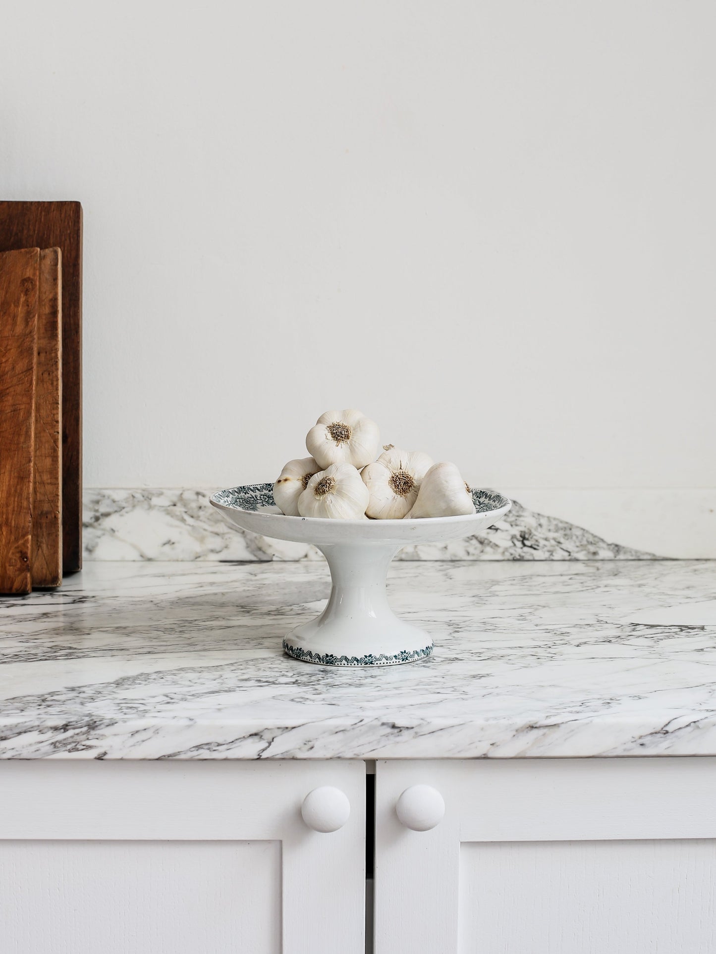 Blue & White Pedestal