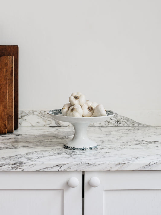 Blue & White Pedestal