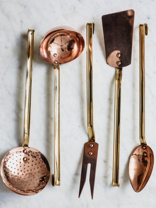 Set of Copper Kitchen Tools