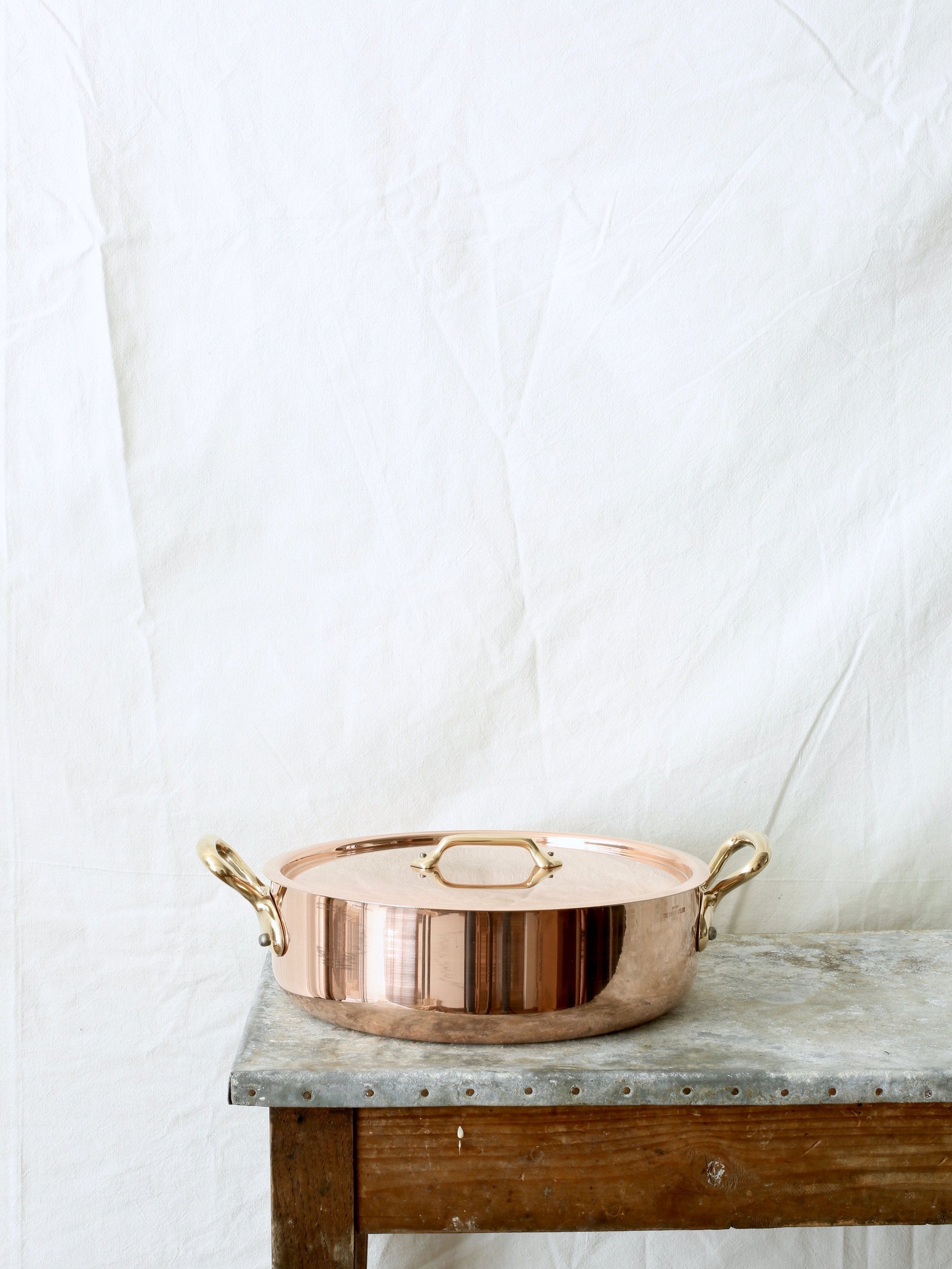 Copper Braising Pan - 28 cm "Rondeau"