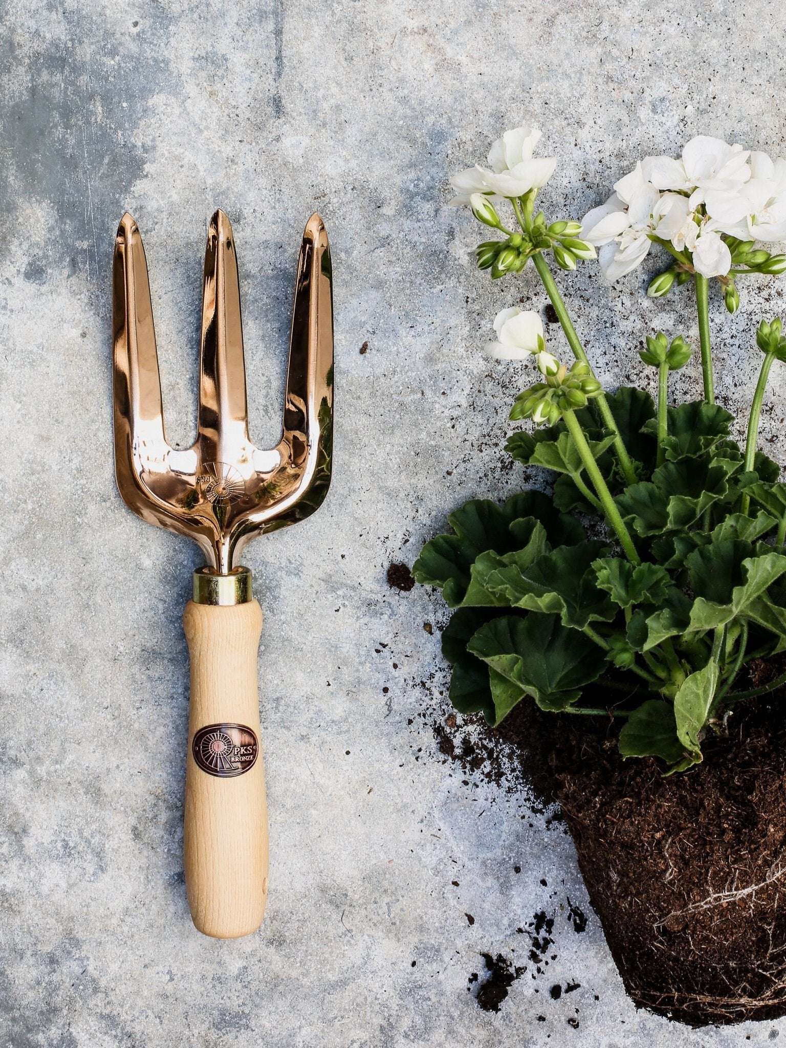 Copper Hand Fork