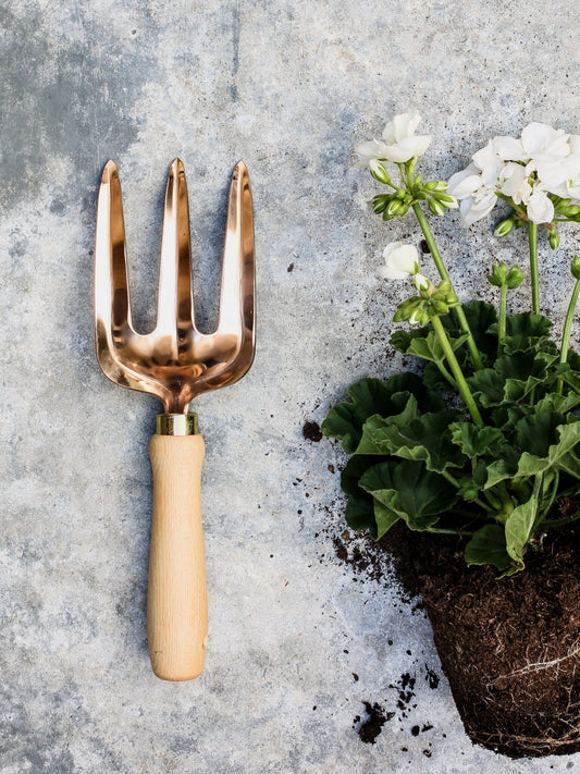 Copper Hand Fork