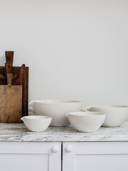 Set of Porcelain Mixing Bowls