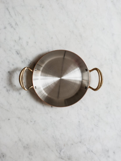 Copper Round Gratin Pan