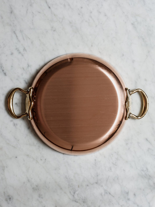 Copper Round Gratin Pan