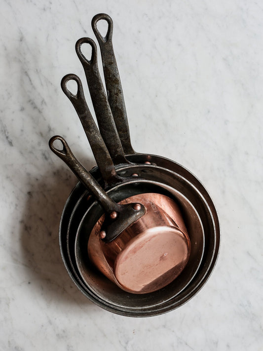 Copper Sauteuse Set
