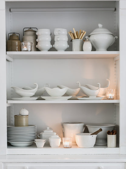 French Creamware Sauce Boats