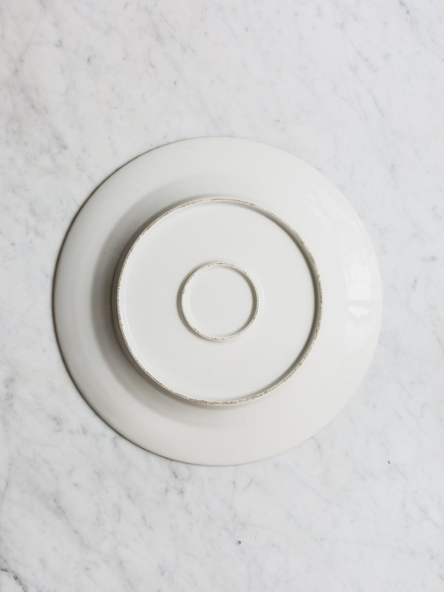 Round Creamware Platter