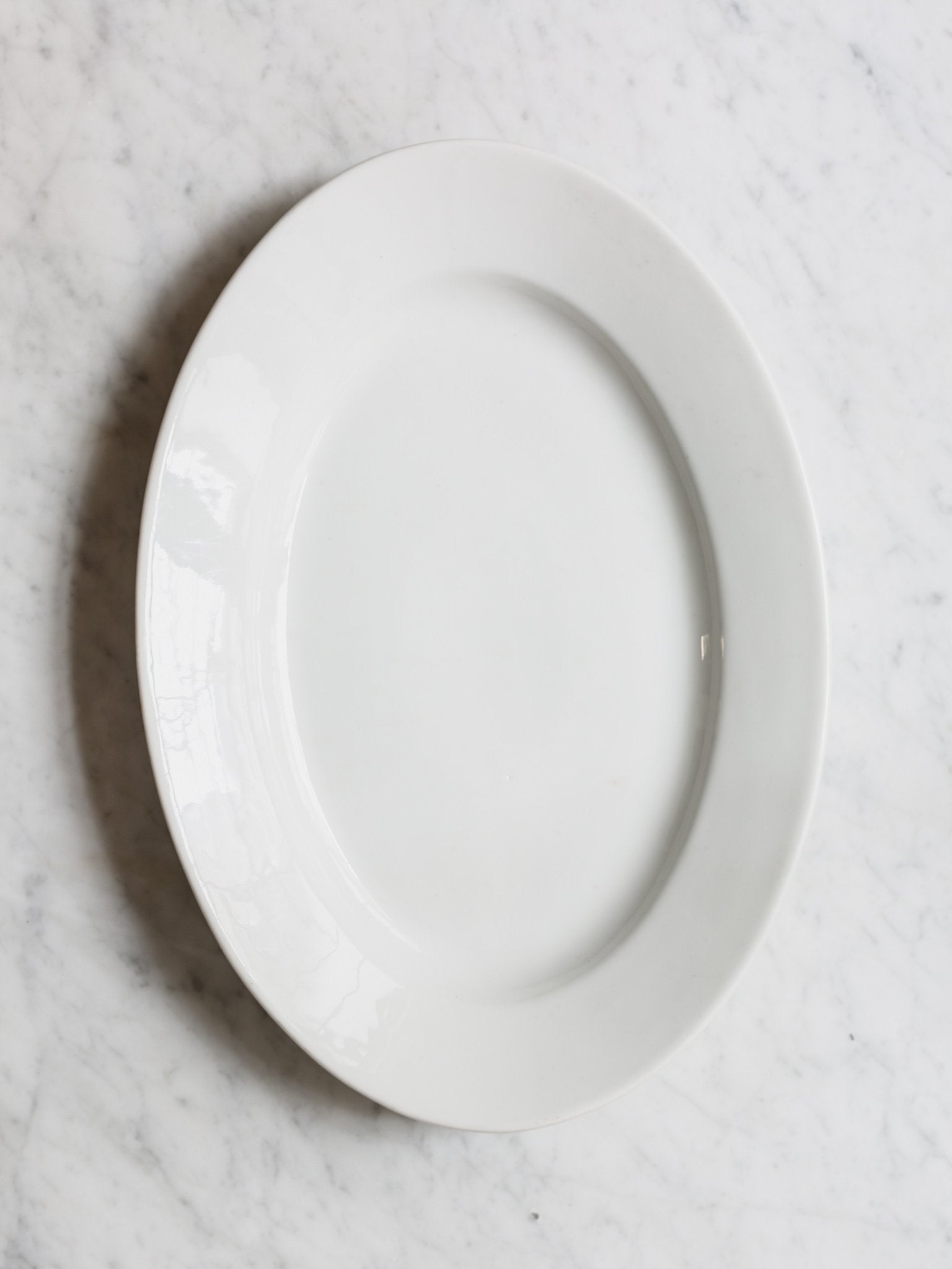 Large French Creamware Platter