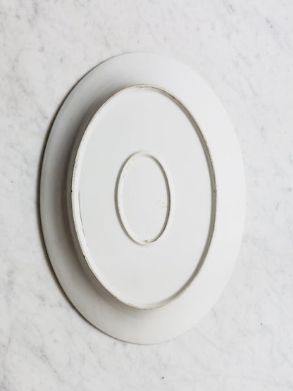 Large French Creamware Platter