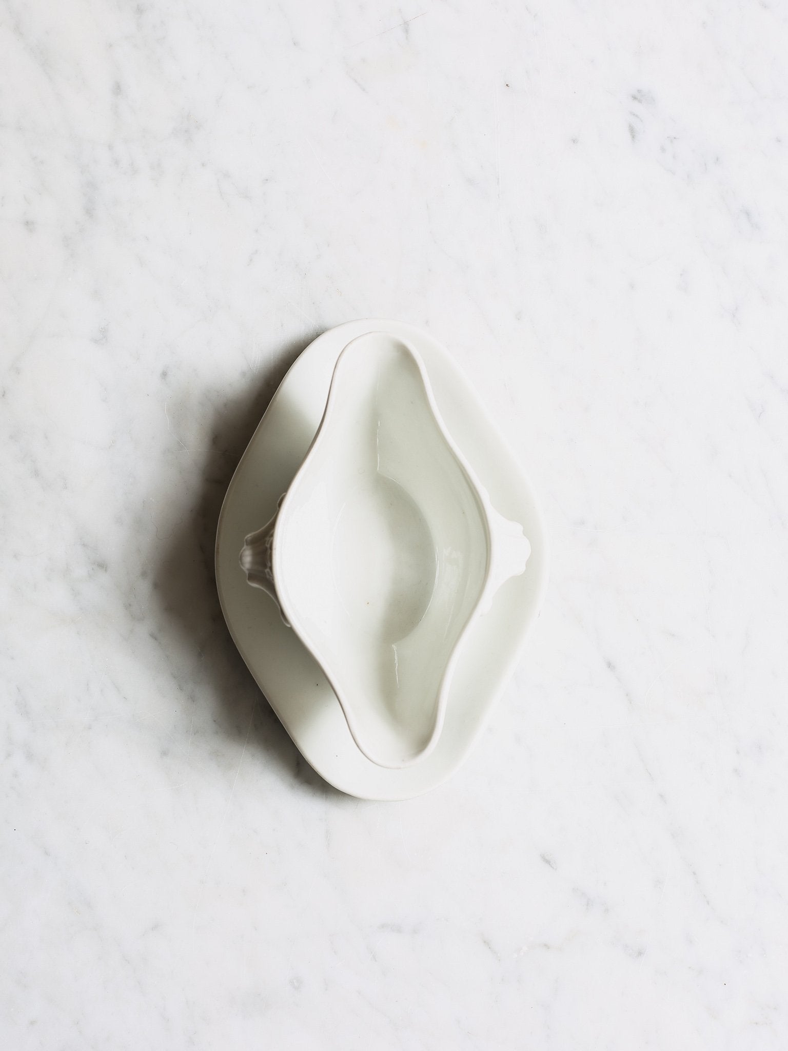 French Creamware Sauce Boats