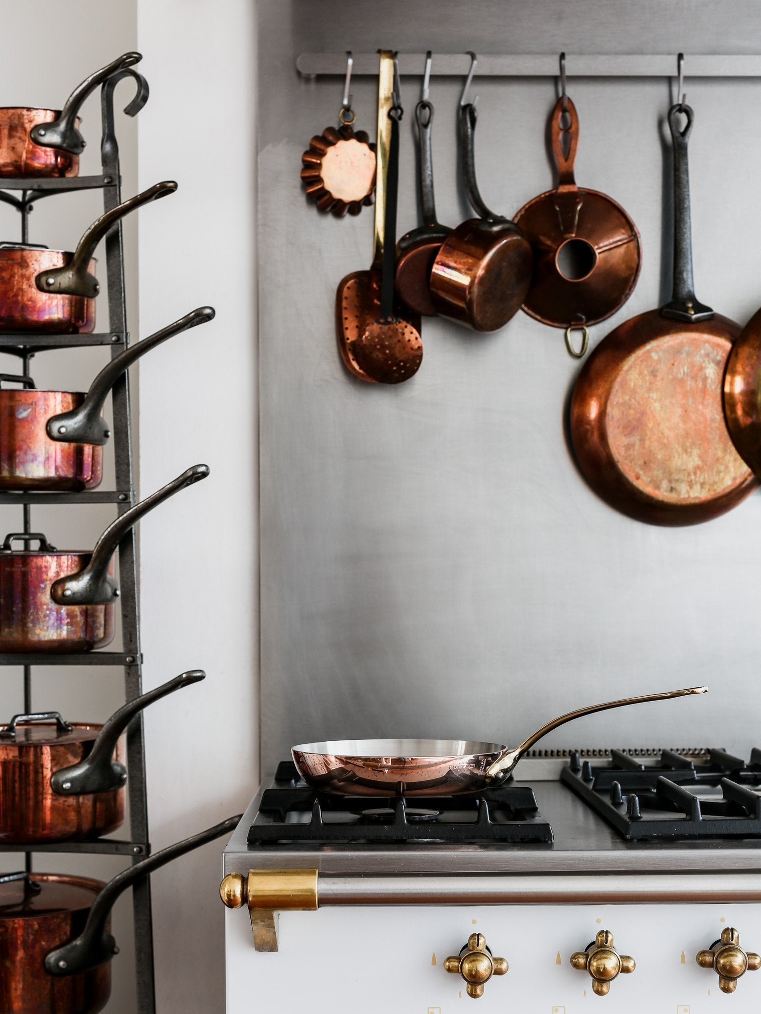 Copper Round Fry pan - 20 cm