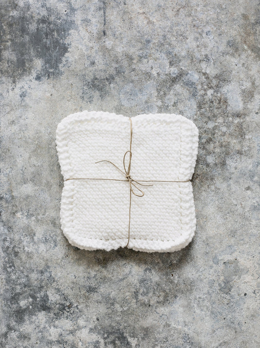 Set of Handmade Cotton Dishcloths