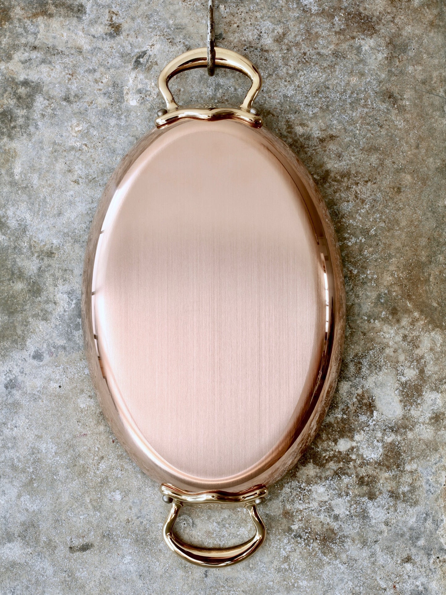 Copper Oval Gratin Pan - 30 cm