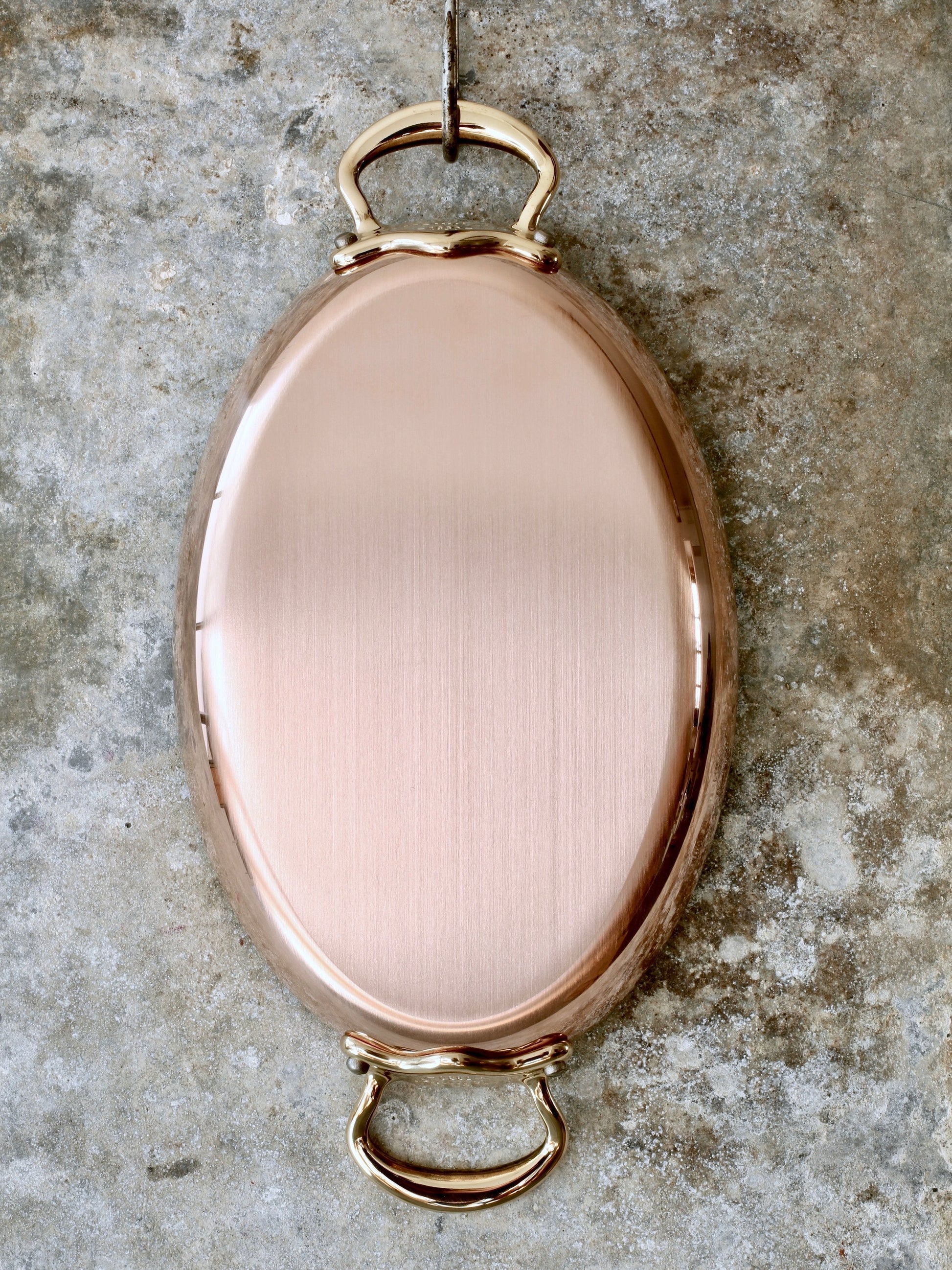 Copper Oval Gratin Pan - 30 cm