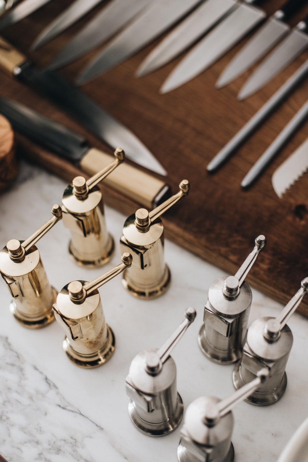 Brass Pepper Mill