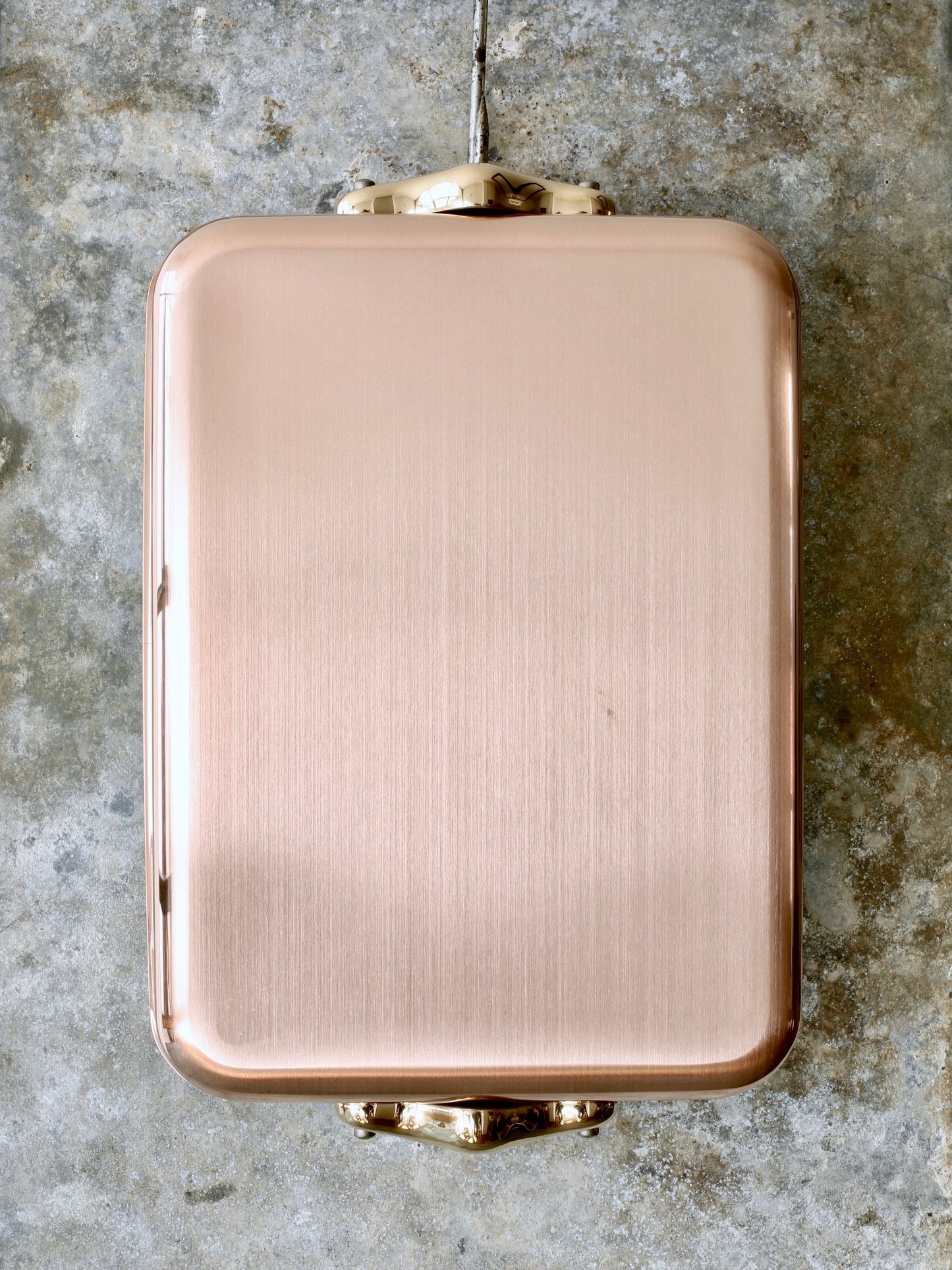Copper Rectangular Roasting Pan - 30 cm